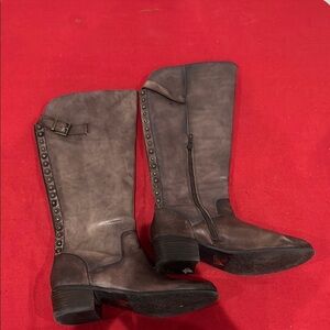 Arturo Chiang Brown Over the Knee Boots Classic Style